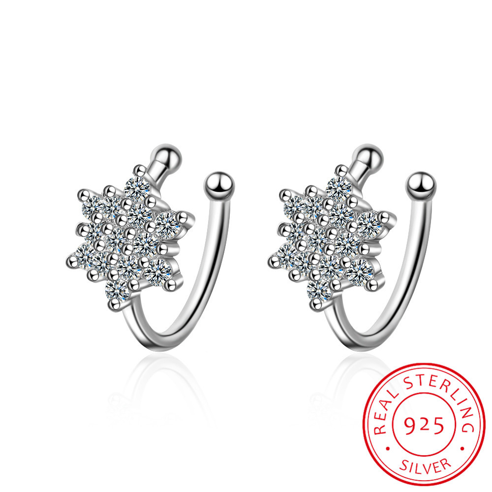 Ear Cuff No Piercing - Brincos com punho de orelha em