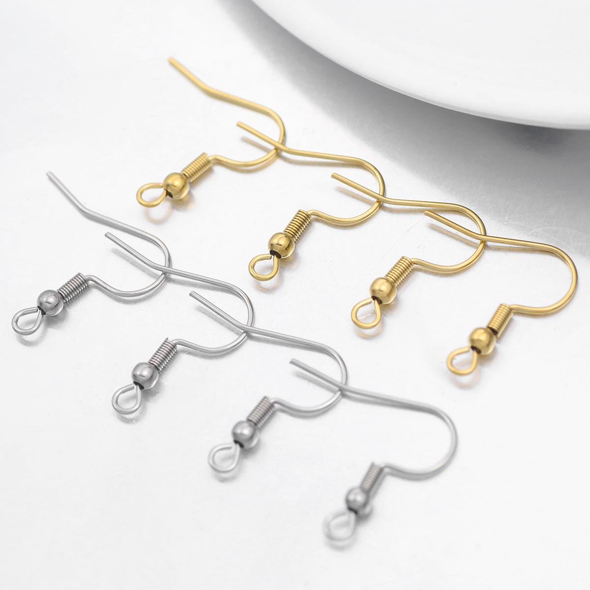 Drop Earrings - 10-20 peças 19x21mm brinco de aço