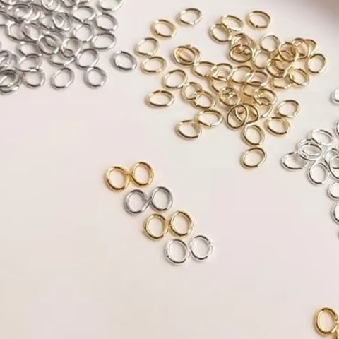 Titanium Steel Ring - Anel Oval de Titânio 14K com
