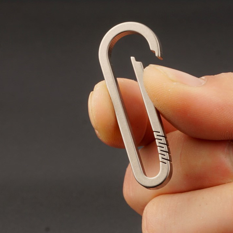 Titanium Steel Ring - Novo Chaveiro de Liga de Titânio