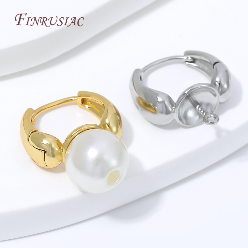 Drop Earrings - Fecho de Brinco Huggie em Formato