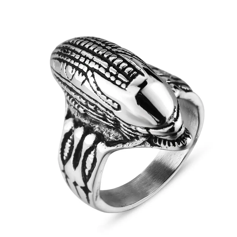 Titanium Steel Ring - Unissex ao ar livre edc titânio