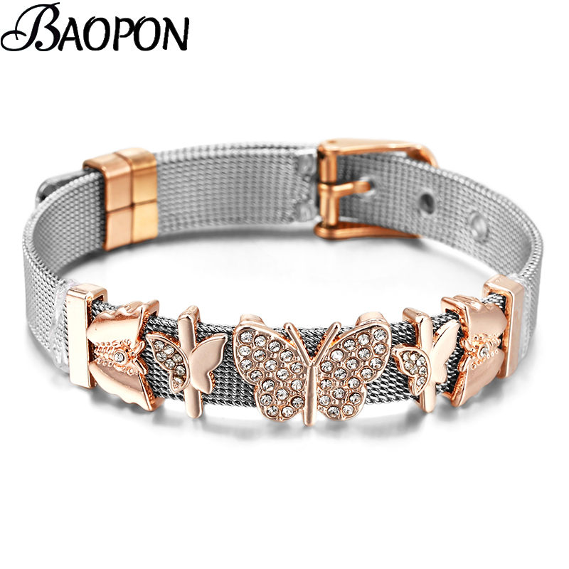 Best Jewelry Watches Women - Pulseiras de malha de aço inoxidável