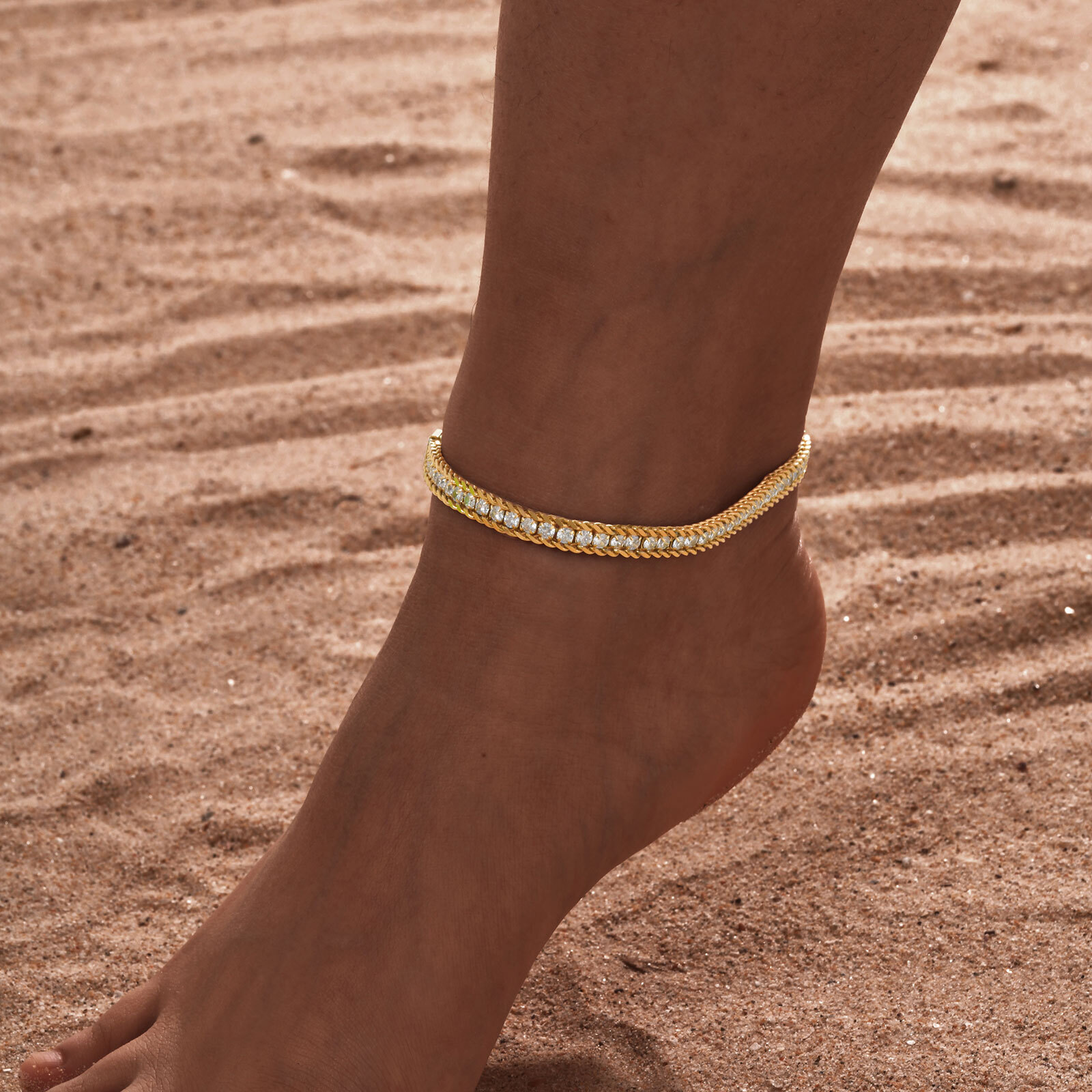 Jc Jewelry & Watches - Vnox tornozeleiras de corrente feminina de
