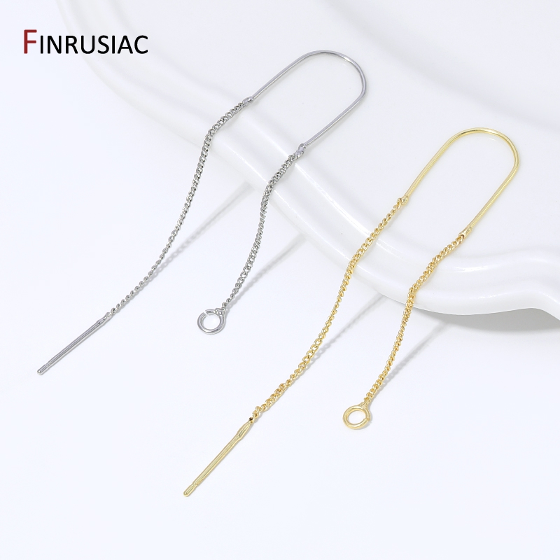 Drop Earrings - Brincos de Corrente Longa com Borla