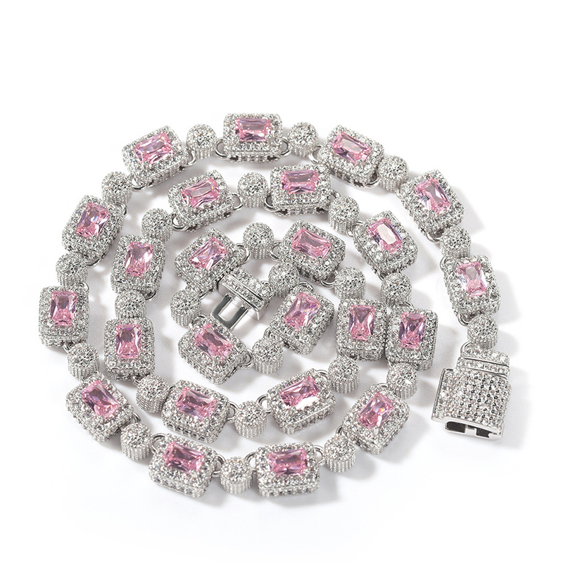 Tennis Bracelet Cubic - Colares Choker Hip Hop com Pedras
