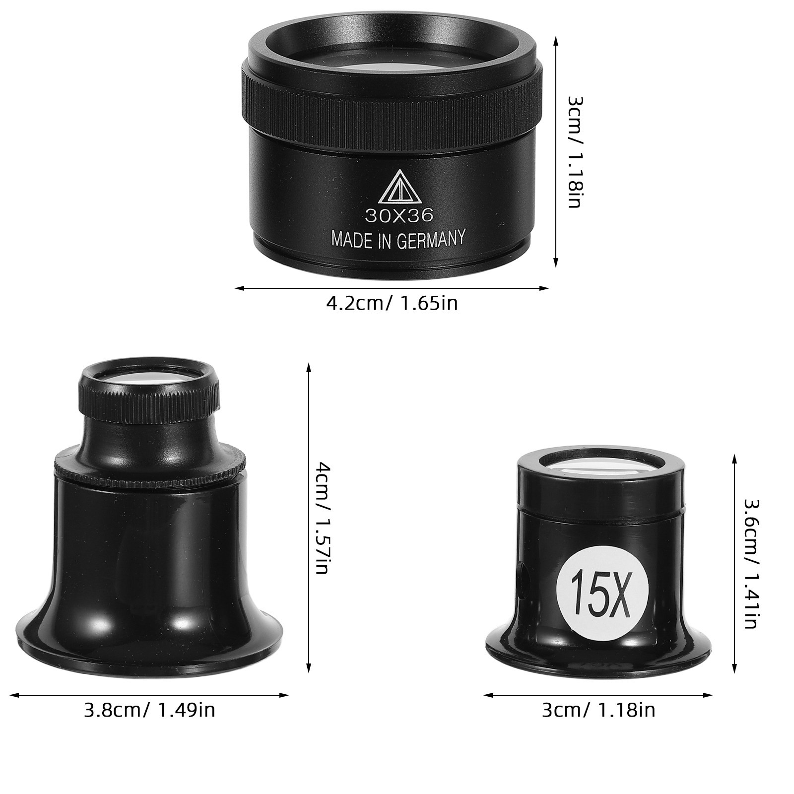 Conjunto de 5 Lentes de Aument - Jewelry Watches Repair avaliação e preço