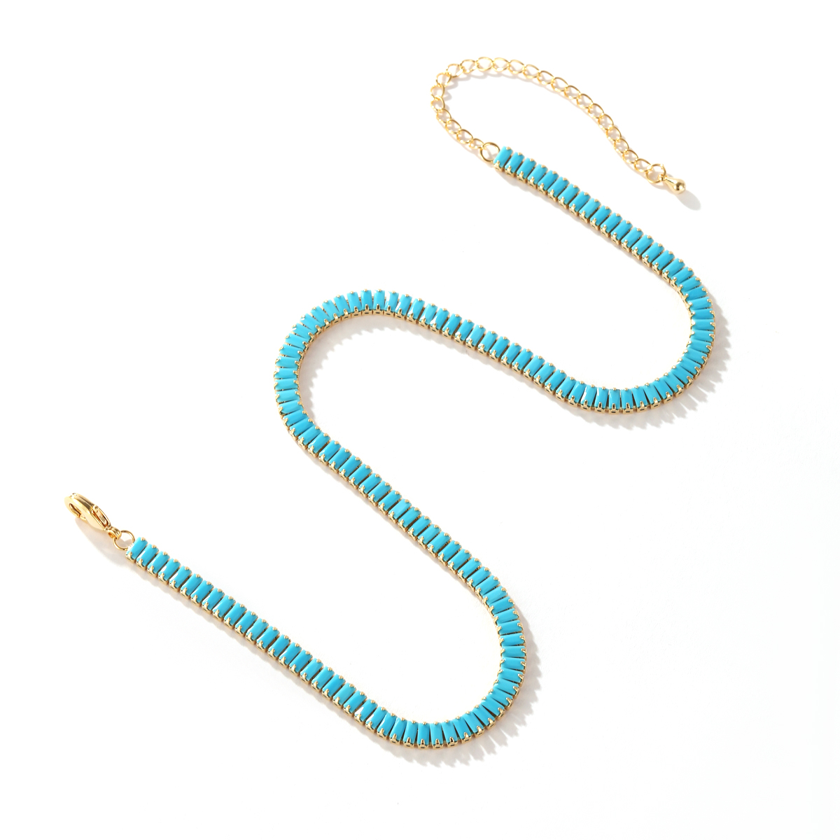 Colar de Luxo Cravejado para M - Tennis Bracelet Cubic avaliação e preço