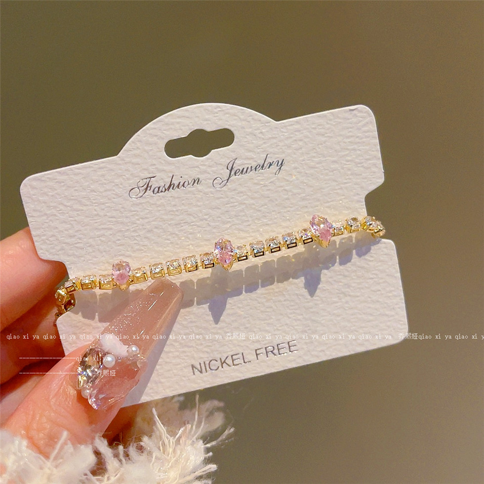 Rosa completo diamante zircão  - Best Jewelry Watches Women avaliação e preço