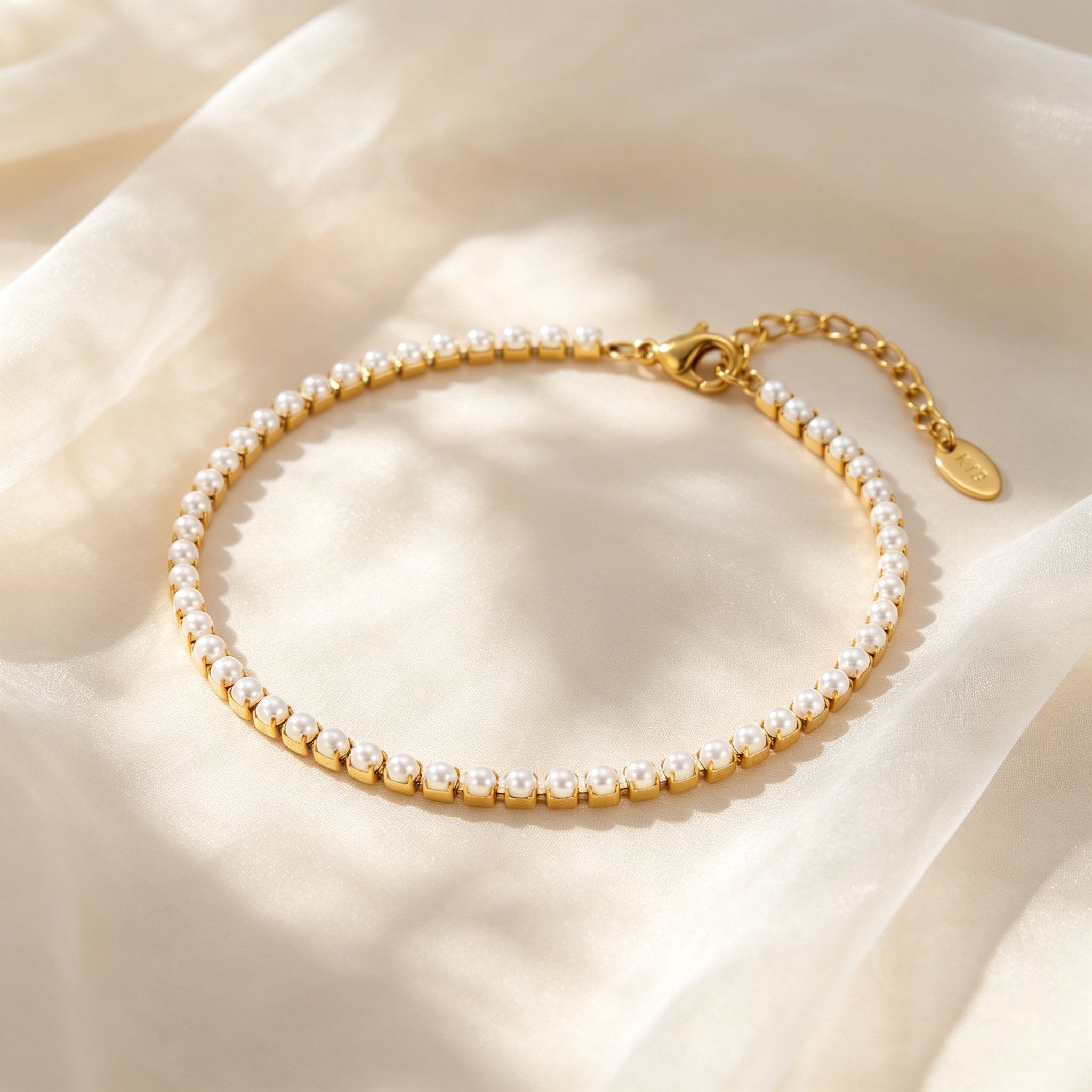 Tornozeleira Elegante de Pérol - Jc Jewelry & Watches avaliação e preço