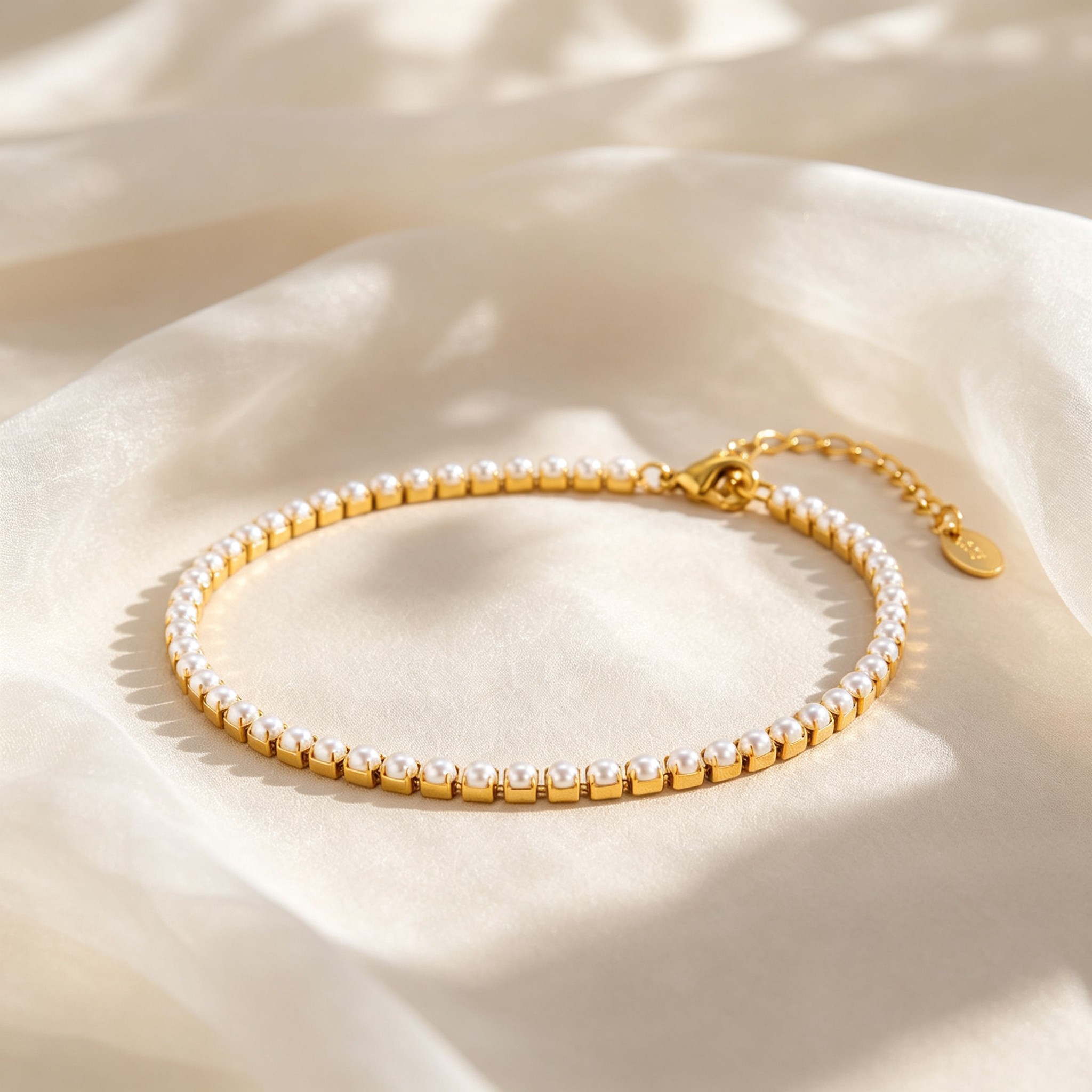 Tornozeleira Elegante de Pérol - Jc Jewelry & Watches avaliação e preço