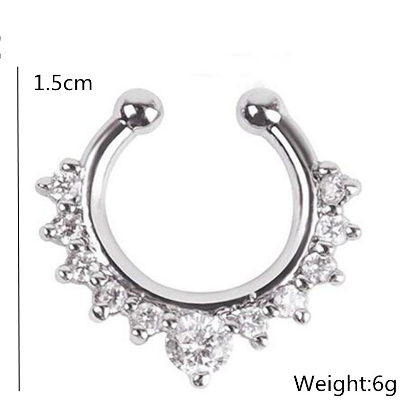 U-Forma Anéis Nariz Falso e St - Ear Cuff No Piercing avaliação e preço