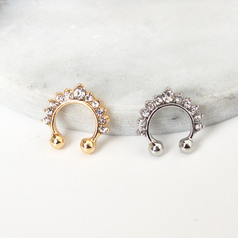 U-Forma Anéis Nariz Falso e St - Ear Cuff No Piercing avaliação e preço