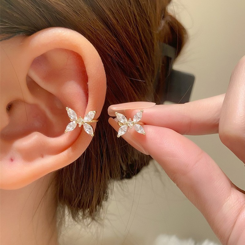 Brincos de Clipe de Cristal Co - Ear Cuff No Piercing avaliação e preço