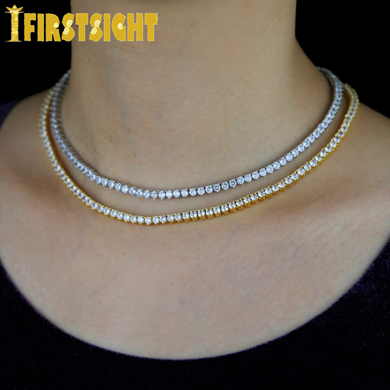 Iced out bling zircon 3mm têni - Tennis Bracelet Cubic avaliação e preço