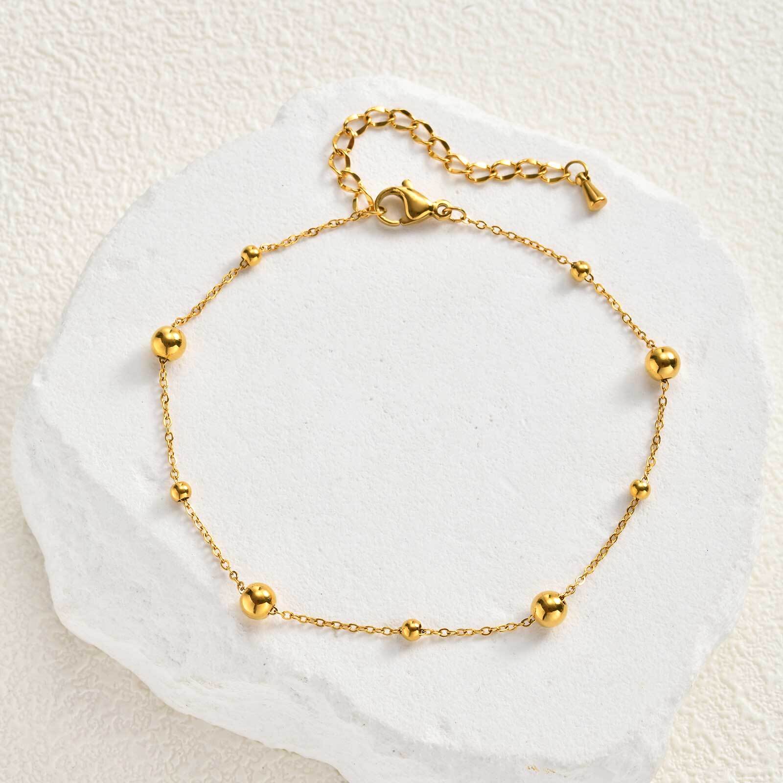 Vnox tornozeleiras de contas p - Jc Jewelry & Watches avaliação e preço