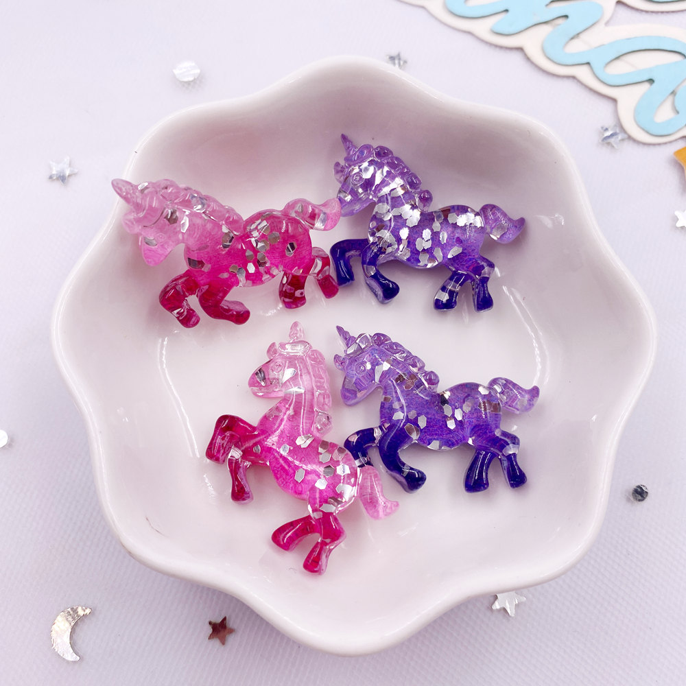 6 pçs resina colorida glitter  - Paradise Jewelry & Watches Llc Miami Photos avaliação e preço