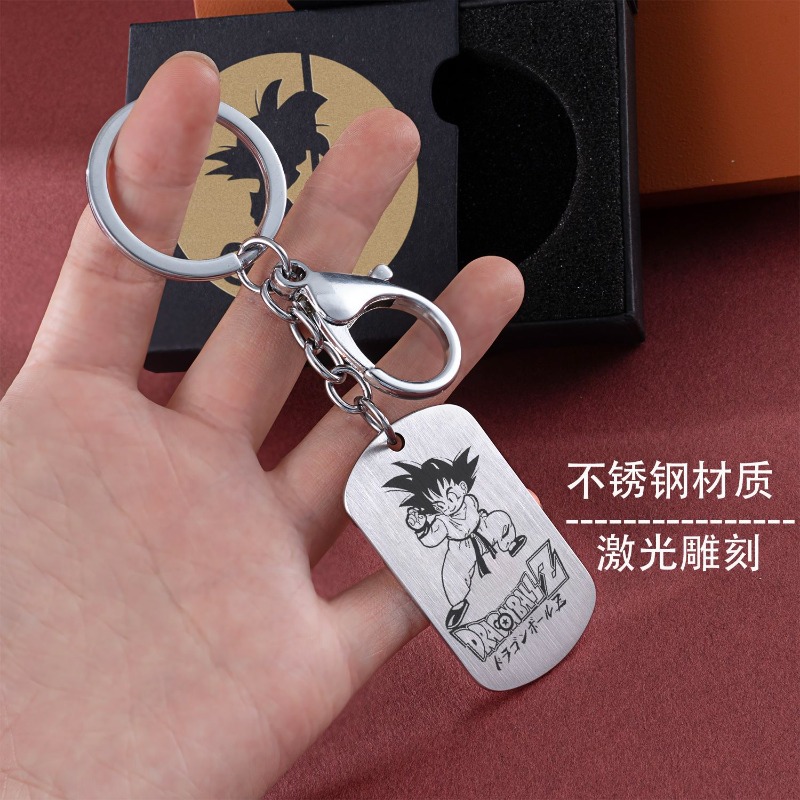 Chaveiro Dragon Ball, desenho  - Titanium Steel Ring avaliação e preço