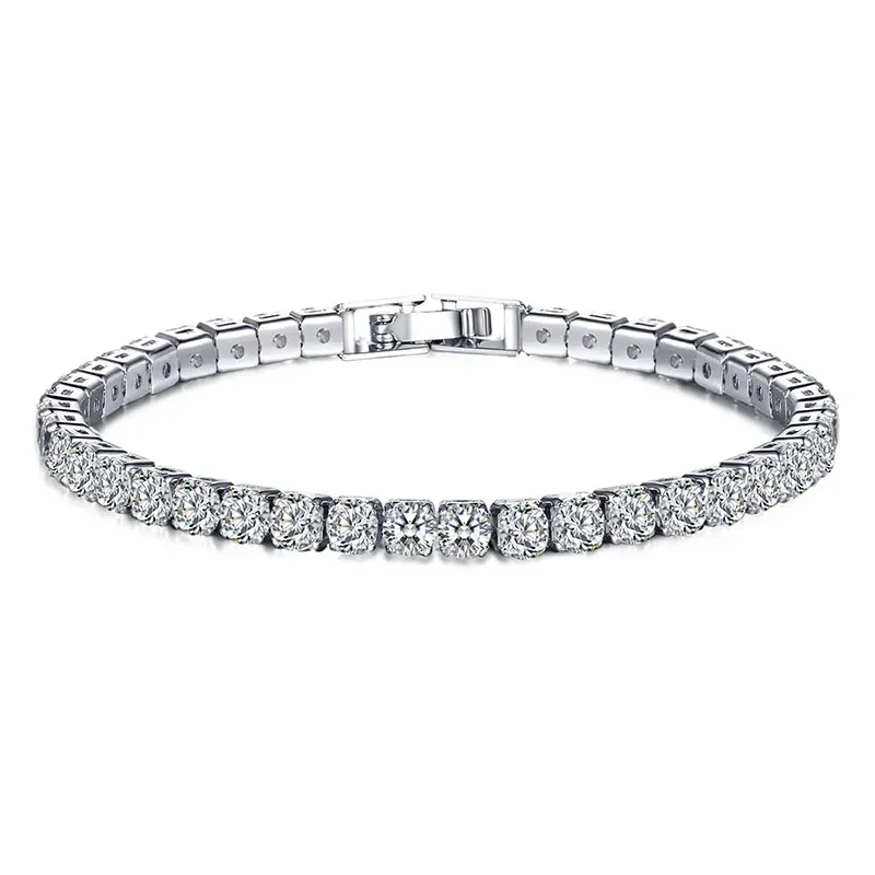Bracelete hip hop tênis para m - Tennis Bracelet Cubic avaliação e preço