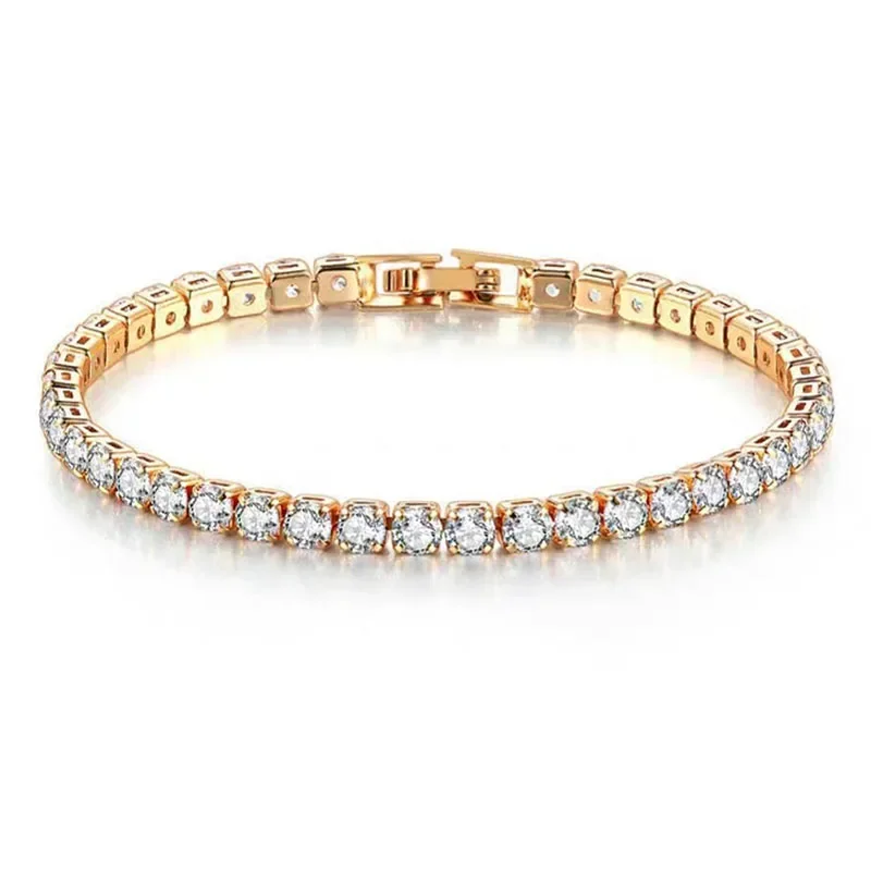 Bracelete hip hop tênis para m - Tennis Bracelet Cubic avaliação e preço