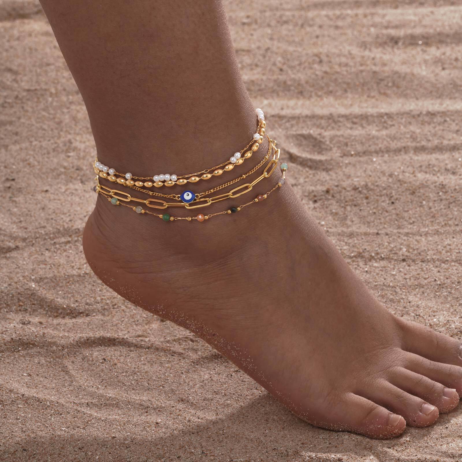 Pulseira de tornozeleira em ca - Jc Jewelry & Watches avaliação e preço