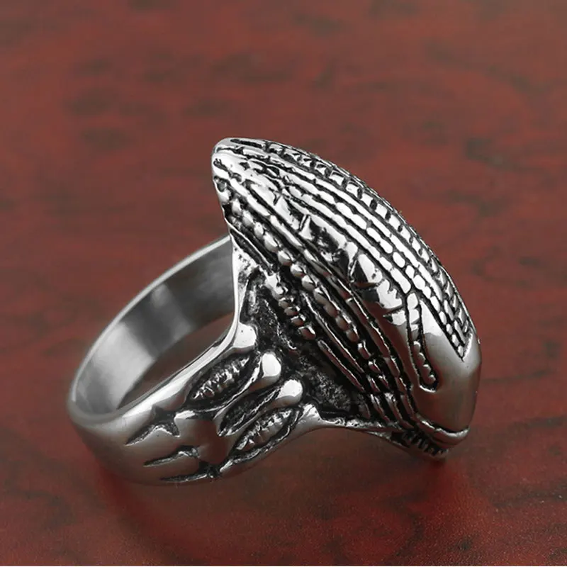 Unissex ao ar livre edc titâni - Titanium Steel Ring avaliação e preço