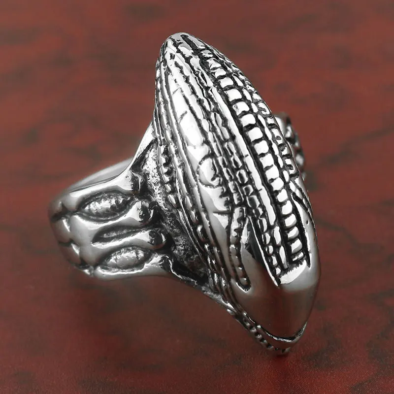 Unissex ao ar livre edc titâni - Titanium Steel Ring avaliação e preço