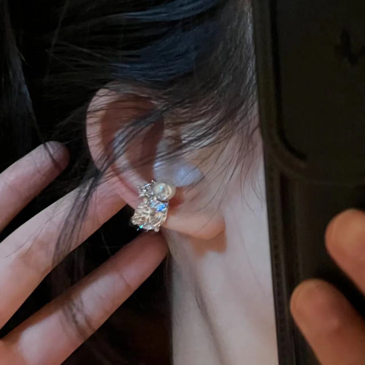 1 peça de clipe de orelha bril - Ear Cuff No Piercing avaliação e preço