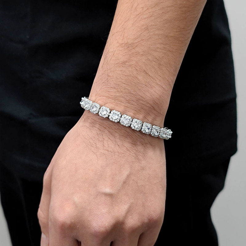 Pulseira de Tênis B&C Gold par - Tennis Bracelet Cubic avaliação e preço