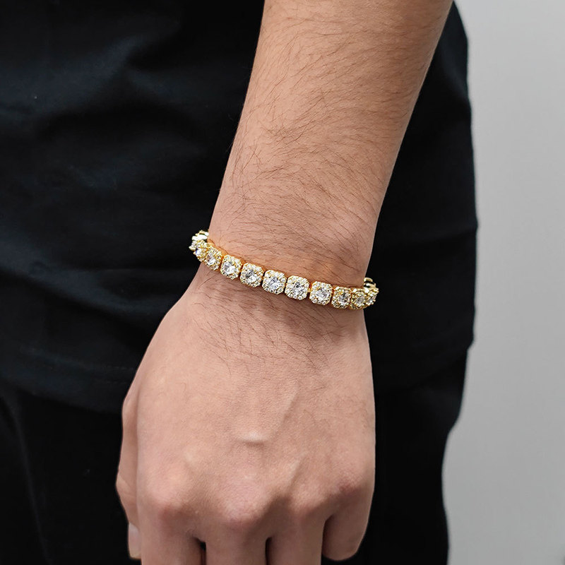 Pulseira de Tênis B&C Gold par - Tennis Bracelet Cubic avaliação e preço