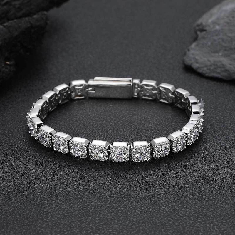 Pulseira de Tênis B&C Gold par - Tennis Bracelet Cubic avaliação e preço