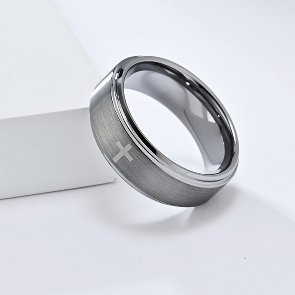 Retro titânio aço cristão jesu - Titanium Steel Ring avaliação e preço