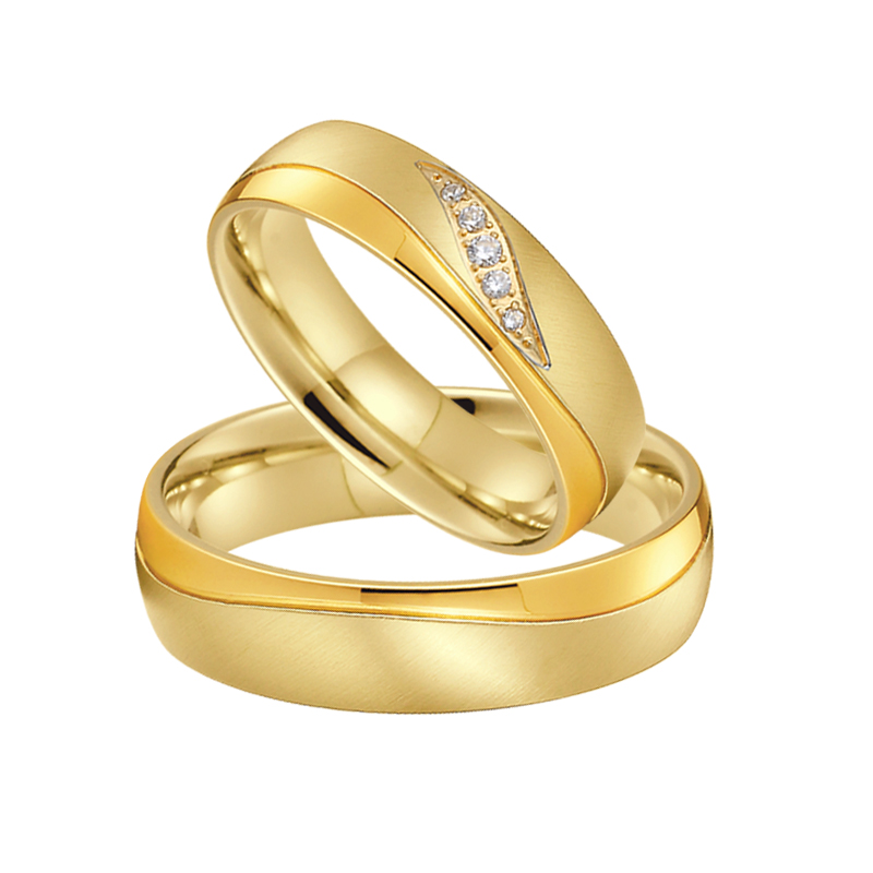 Moda ocidental 24k banhado a o - Titanium Steel Ring avaliação e preço