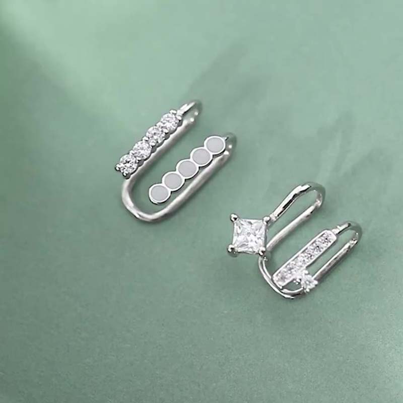 925 prata esterlina assimétric - Ear Cuff No Piercing avaliação e preço