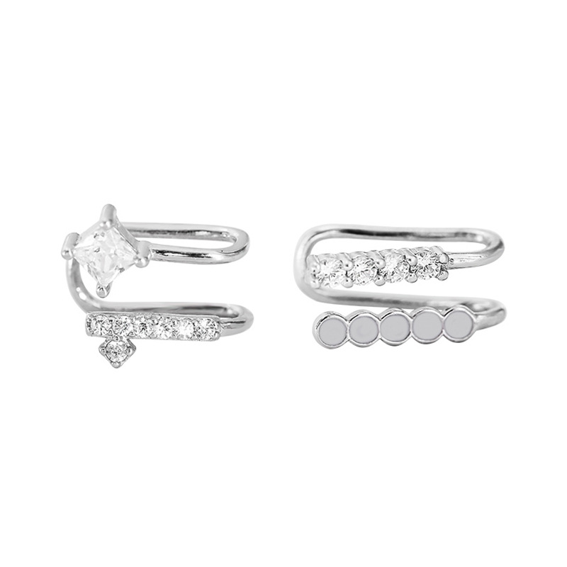 925 prata esterlina assimétric - Ear Cuff No Piercing avaliação e preço