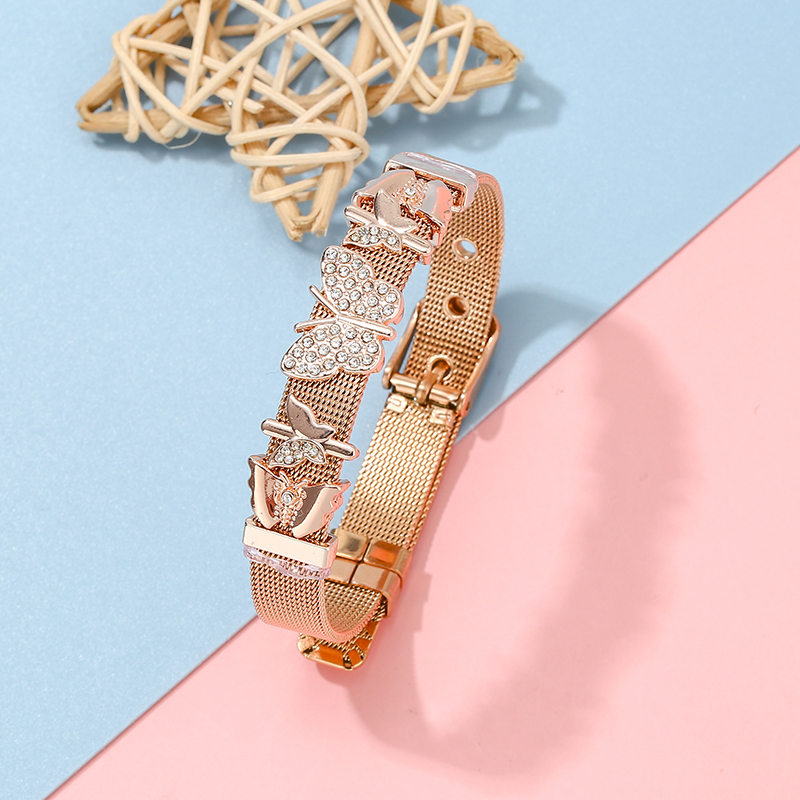 Pulseiras de malha de aço inox - Best Jewelry Watches Women avaliação e preço