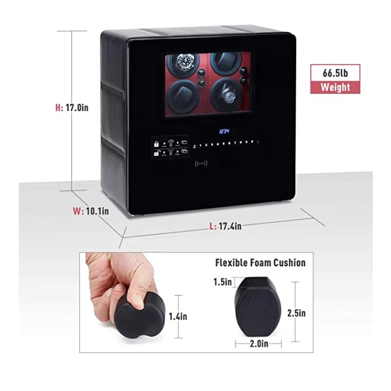 Caixa de Luxo para Relógios co - Automatic Watch Winder avaliação e preço