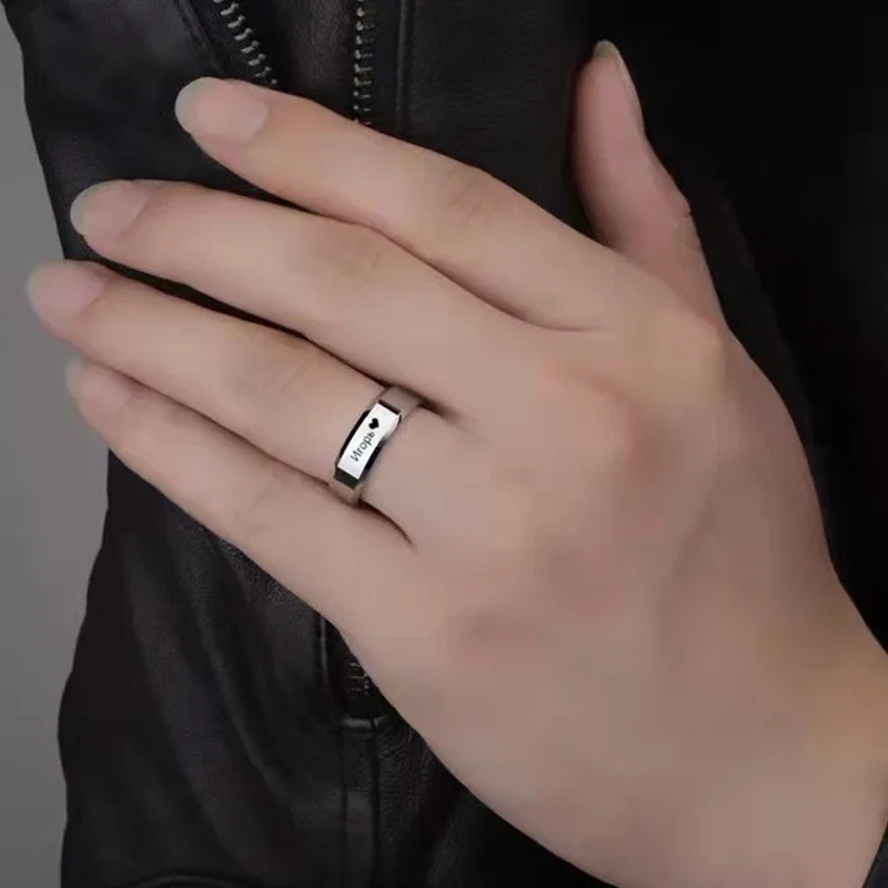 Anéis personalizados em aço in - Titanium Steel Ring avaliação e preço