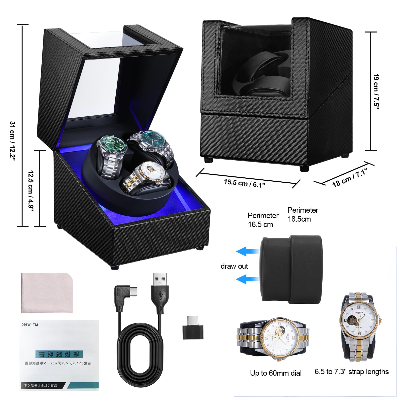 Movimentador de Relógios Autom - Automatic Watch Winder avaliação e preço