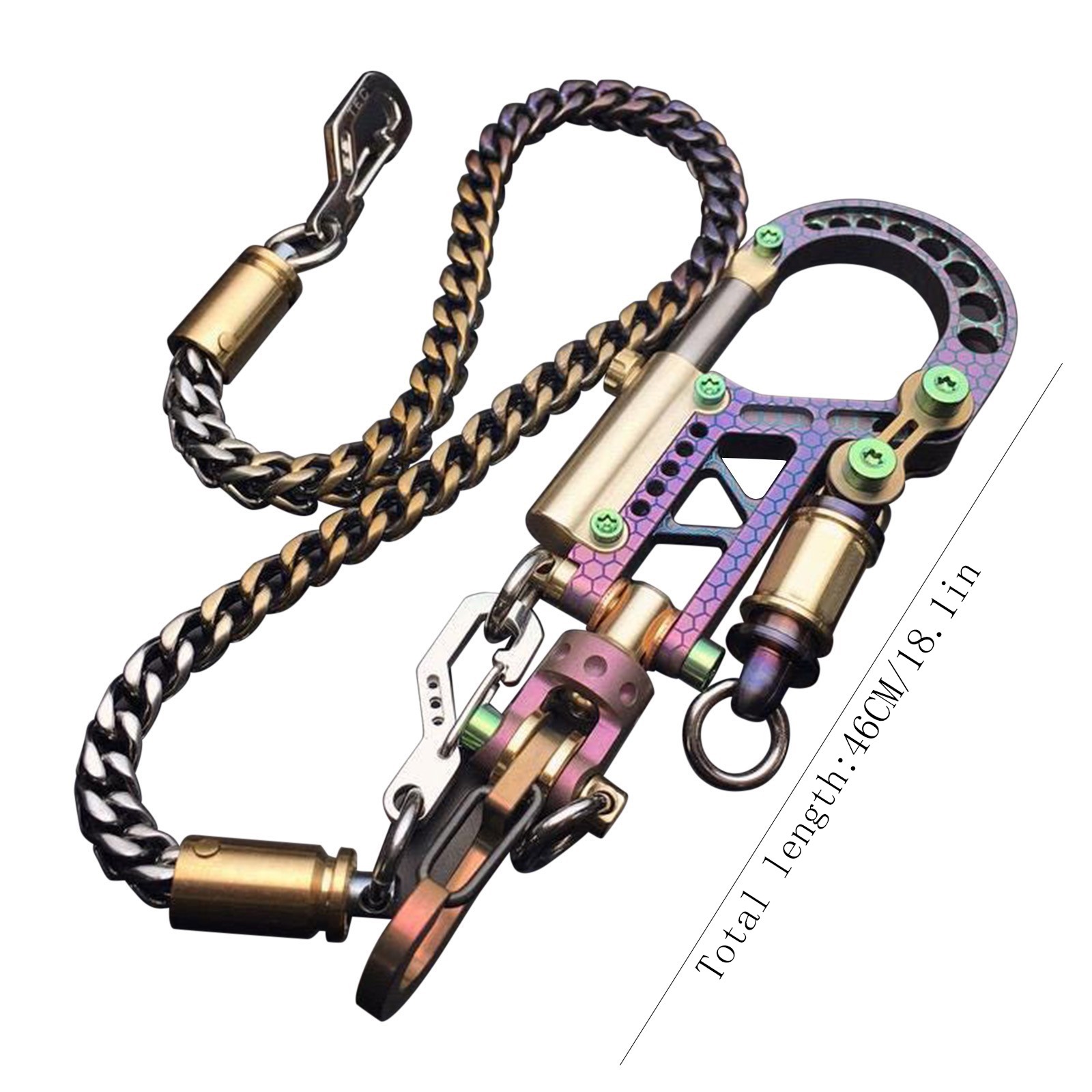 Chaveiro parafuso mosquetão-ev - Titanium Steel Ring avaliação e preço