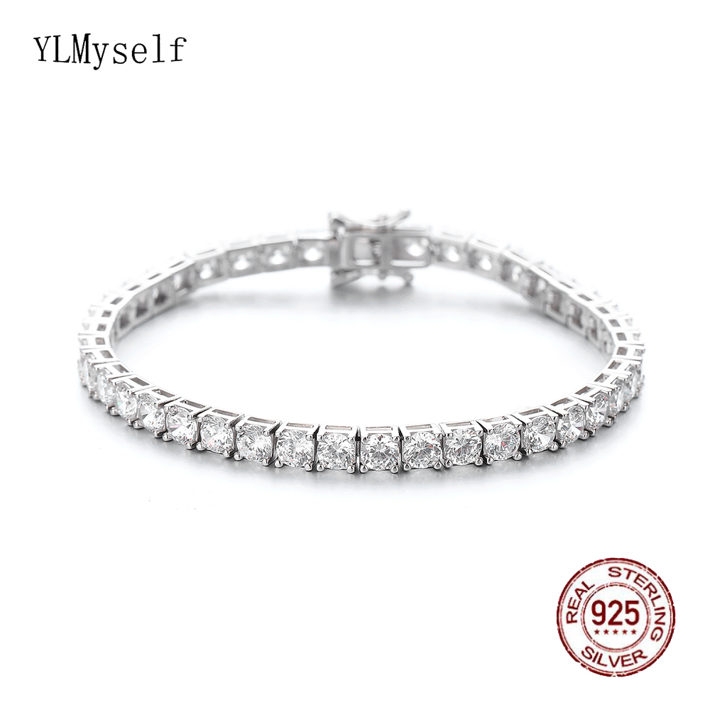YLMyself 925 Pulseira de tênis - Tennis Bracelet Cubic avaliação e preço