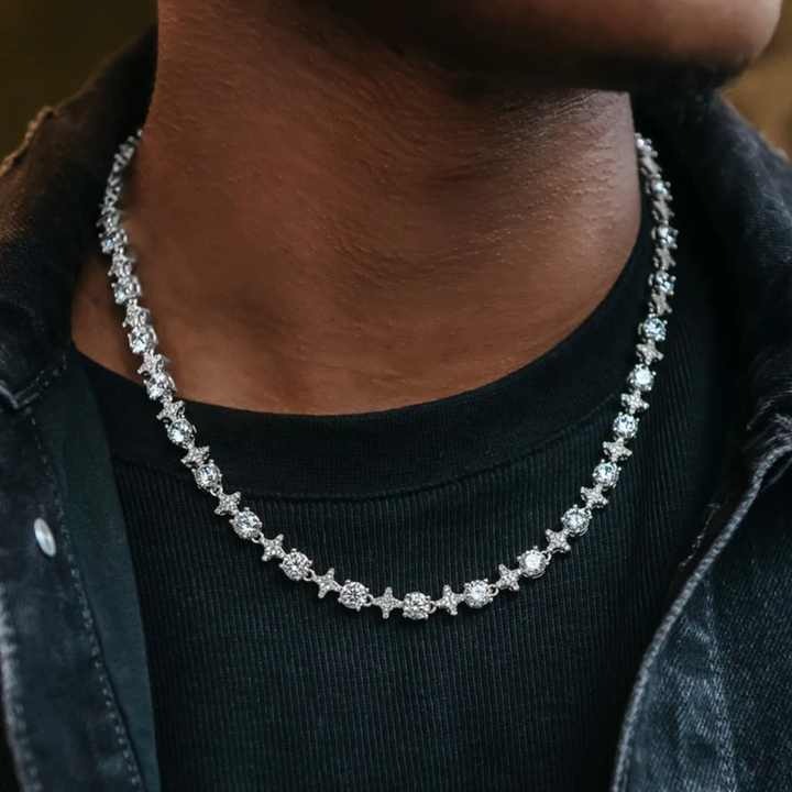 Tbtk colar de corrente de têni - Tennis Bracelet Cubic avaliação e preço