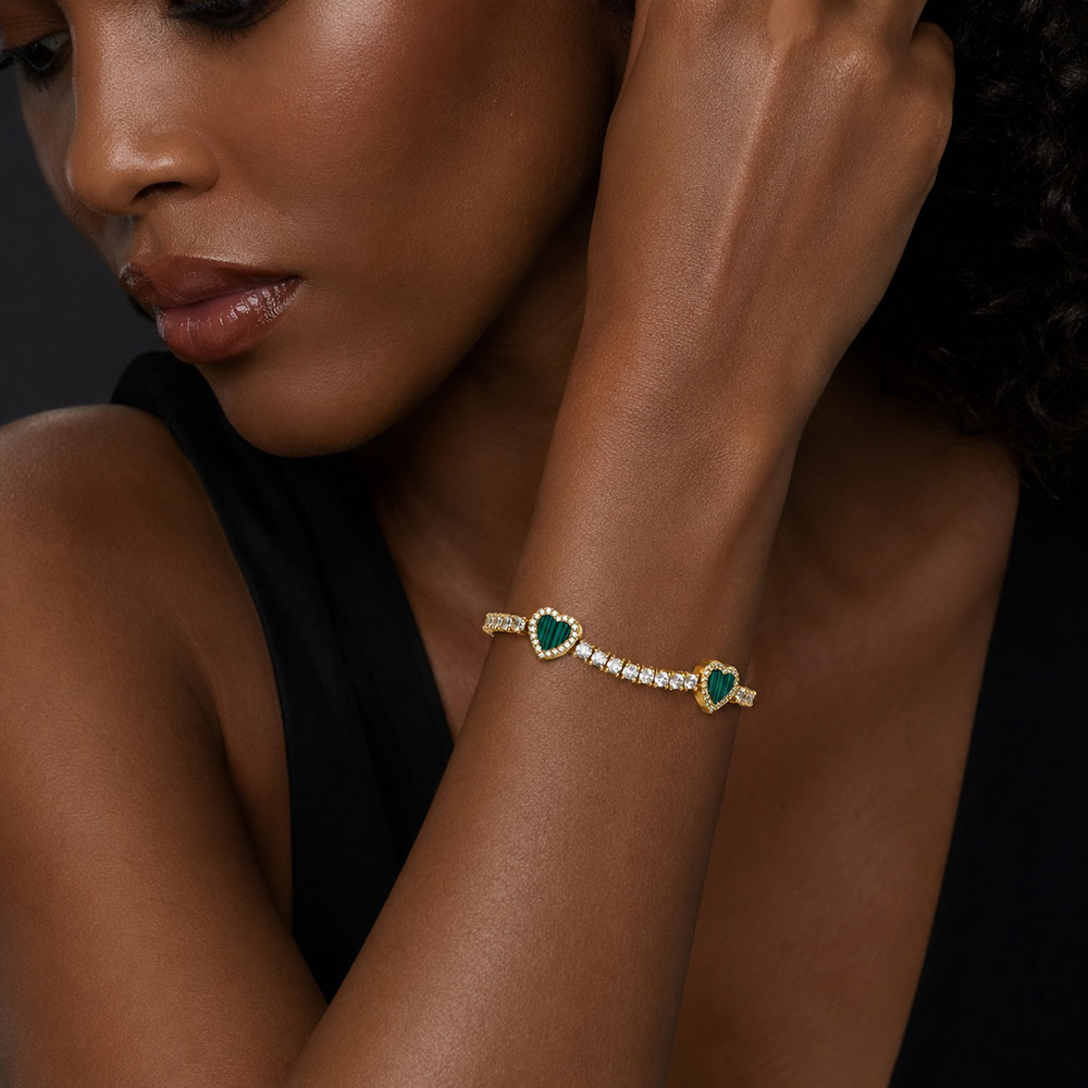 Ekeem venda quente colorido em - Tennis Bracelet Cubic avaliação e preço